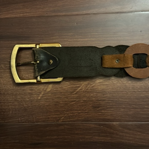 UNIQUE Leather Chain Belt size Small 28-32 - Picture 7 of 11